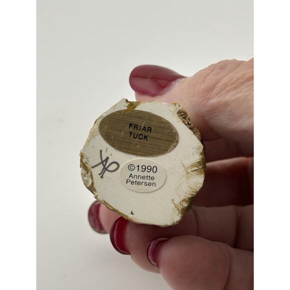 Wee Forest Folk "Friar Tuck" Robin Hood 1990 AP RH-3 Retired Figurine - Picture 6 of 9